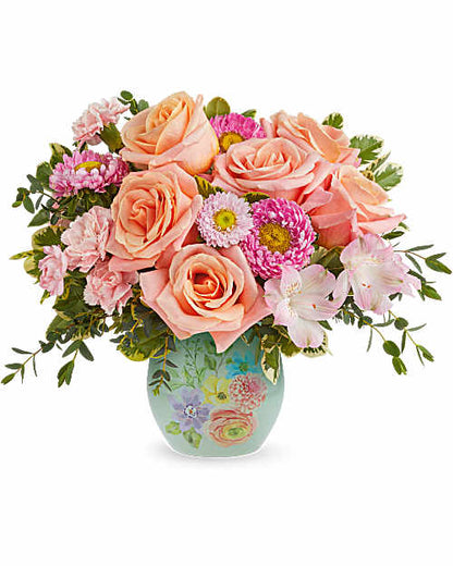 Teleflora's Watercolor Garden Bouquet – YOSI'S CREATIONS, Tucson AZ