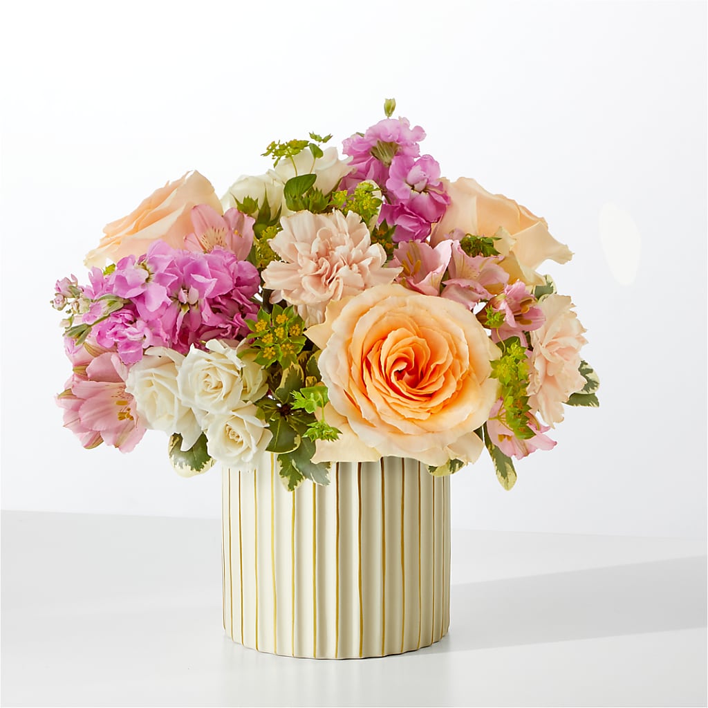 Paradise Bouquet with Ivory Vase – YOSI'S CREATIONS, Tucson AZ