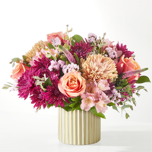 Berry Cobbler Bouquet with Ivory Vase – YOSI'S CREATIONS, Tucson AZ