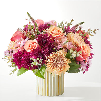 Berry Cobbler Bouquet with Ivory Vase – YOSI'S CREATIONS, Tucson AZ